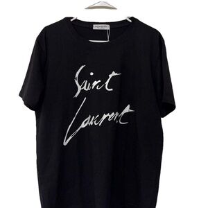 Saint Laurent Boyfriend Black T-Shirt